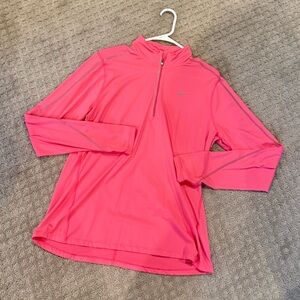 Nike Dri-FIT Pink Quarter-Zip Top